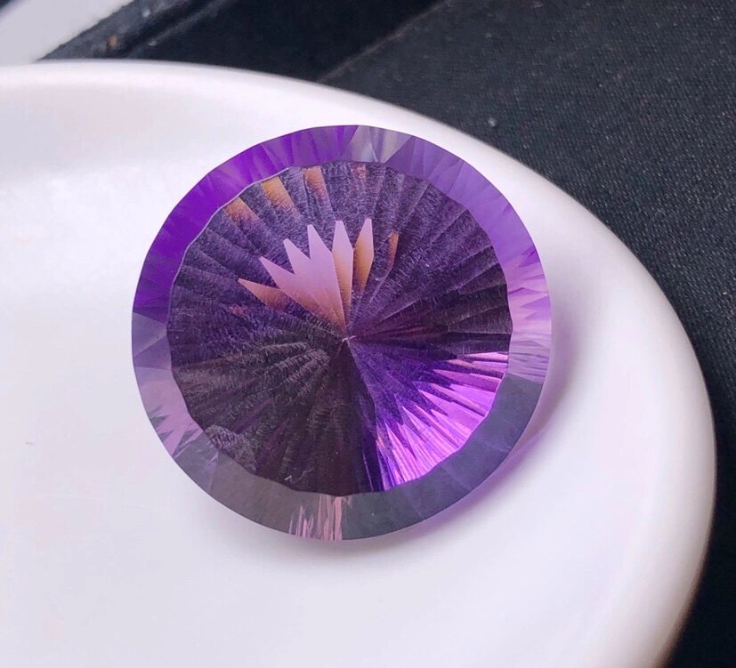 好货福利天然巴西紫水晶裸石把玩