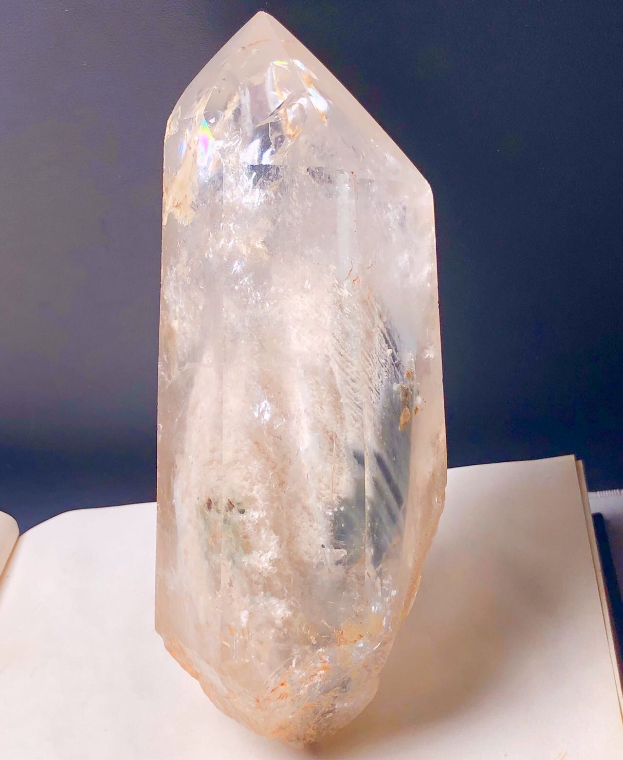 全包蓝白幽灵千层山金字塔水晶景石