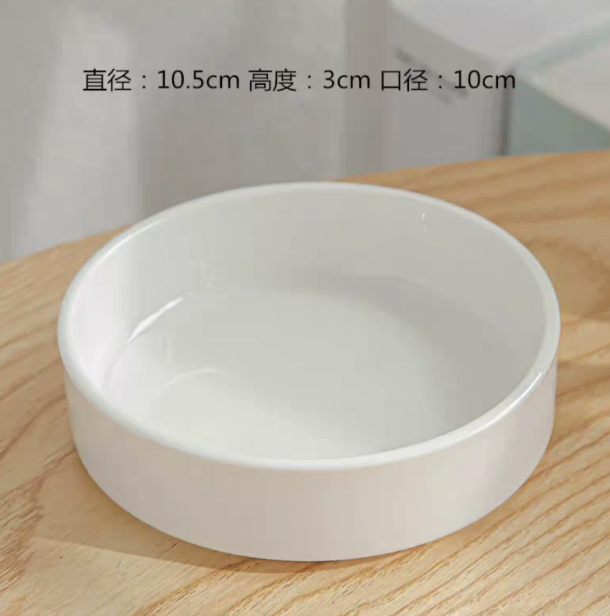 巴西木花盆陶瓷简约专用盆水培器皿幸运木白色现代无孔花盆摆件