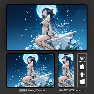 鸣潮尤诺壁纸8k 4k高清手机平板电脑ipad桌面壁纸 二次元动漫壁纸