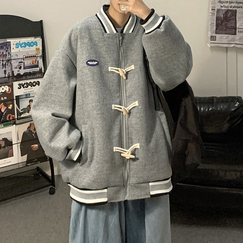 Retro baseball school style Korean Trend versatile jacket