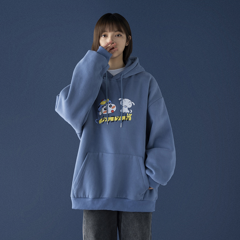 Cartoon print Hooded Sweater Komatsu Hara suzerain trend jacket