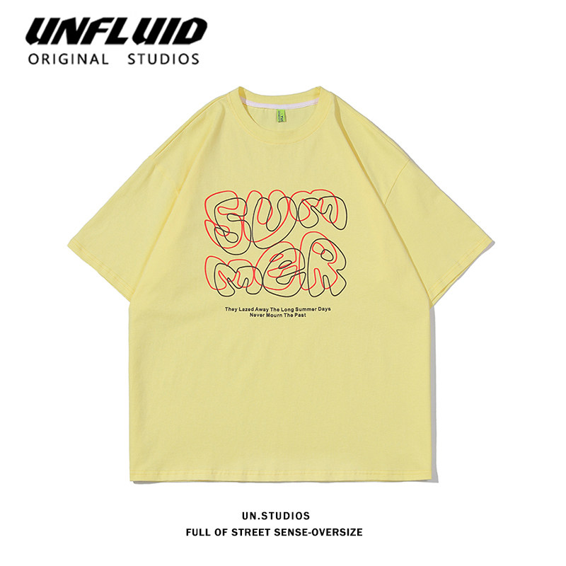 印花短袖t恤潮牌ins夏寬鬆韓版半截袖體恤