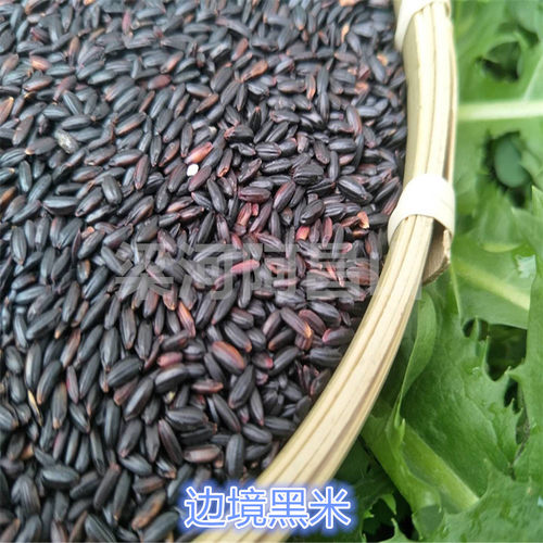 边境黑米稻谷非紫糯米每份250