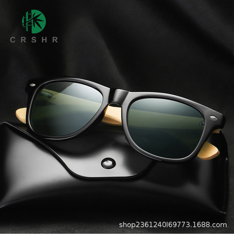 偏光太阳镜欧美跨境爆款时尚个性毛竹腿墨镜男女复古米钉墨镜眼镜,ZIPPO/瑞士军刀/眼镜,太阳眼镜,淘宝优惠券,粉丝福利购,淘宝优惠卷