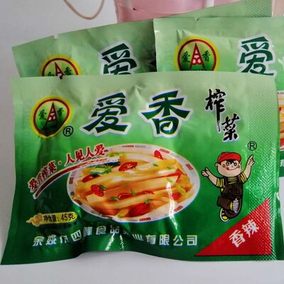 爱香榨菜即食咸菜下饭菜腌菜