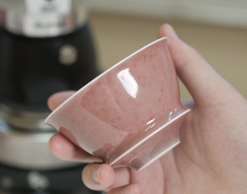 半斋豇豆红漪漪咖啡杯160m l