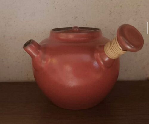 梵山堂山楂红岩泥素面珠圆壶180ml