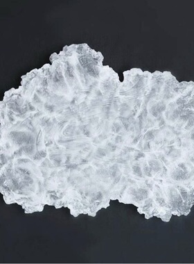 心缘堂树魂壶承300 x 220 x 20mm(冰白色/玄冰色）