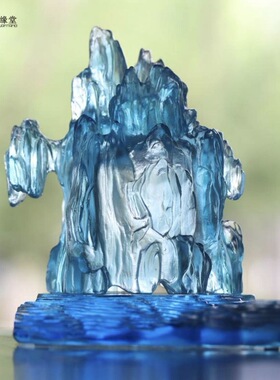 心缘堂空音山香插（透色蓝色灰色三款）148 x 115 x 115m m