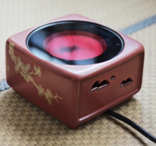 梵山堂山楂红金松四方电陶炉1000 W