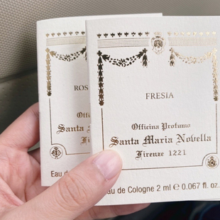 【霹雳乌贼】SMN古龙水小苍兰修道院玫瑰香水扑扑莉试管2ml小样