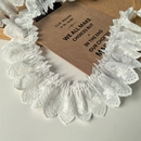 沙发服饰辅料 宠物围巾洛丽塔 纯棉褶皱花边diy 娃衣布艺衣领窗帘