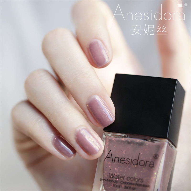 [水性指甲油]Anesidora安妮丝国风珍宝可撕2023新款秋冬亮片裸色,彩妆/香水/美妆工具,指甲油,淘宝优惠券,粉丝福利购,淘宝优惠卷