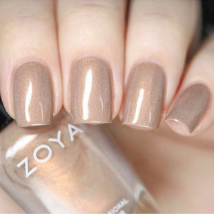 美国ZOYA指甲油偏光古铜金zp986珠光裸色系keira优雅免烤持久防水