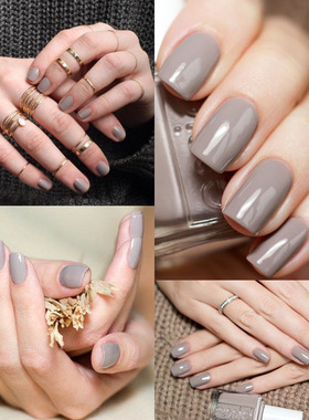 美国 ESSIE指甲油 MASTER PLAN 浅灰779优雅气质裸灰色欧版680