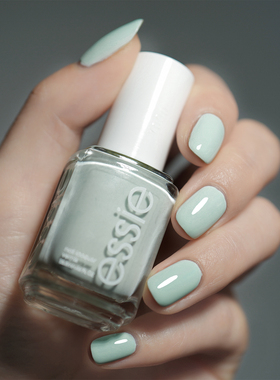 美国ESSIE指甲油沙滩度假1845奶油冰淇淋浅蓝chance of glitches
