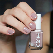 美国ESSIE指甲油Lady Like仙女OL藕荷裸色气质316浅紫免烤不可剥