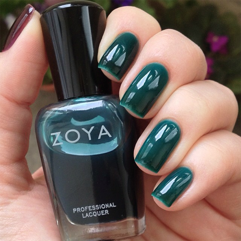 正品ZOYA指甲油ZP640水染Frida琉璃色果冻海蓝色海洋半透蓝不可剥