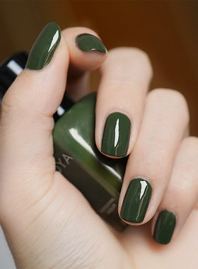 美国ZOYA指甲油MEL橄榄绿色ZP1055显白森林绿深绿免烤不可剥快干