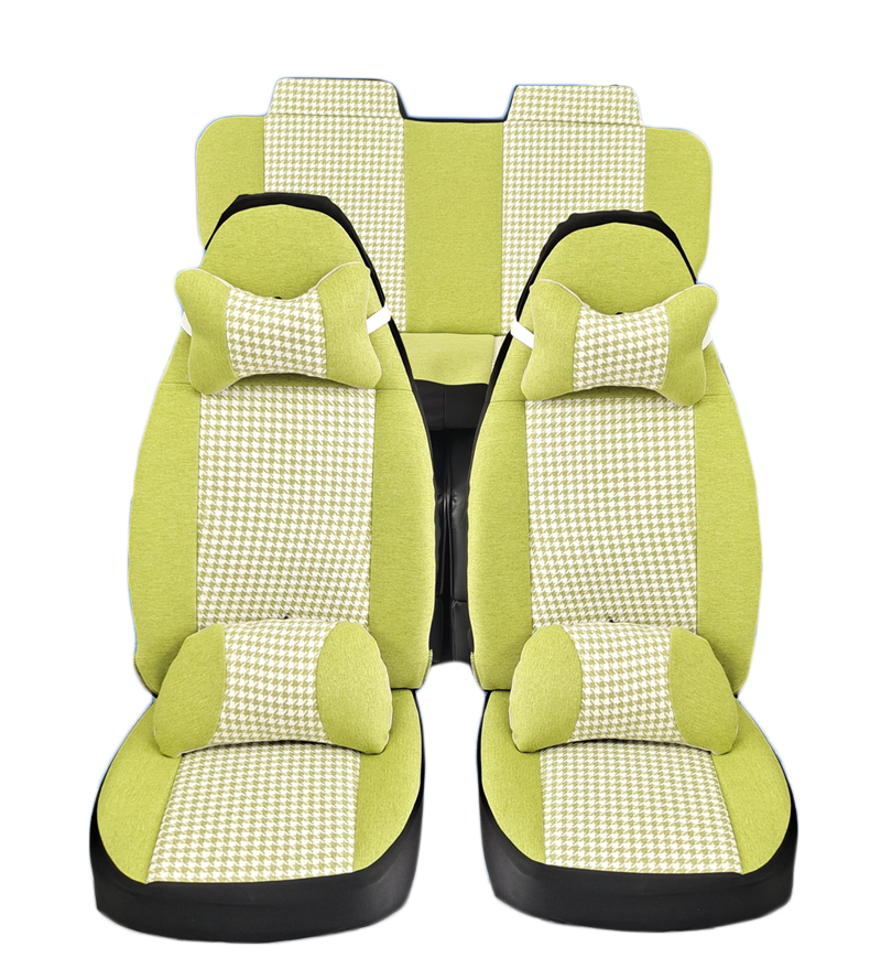 奇瑞QQ冰淇淋座椅套全包亚麻冰激凌座套四季通用内饰棉麻汽车坐垫