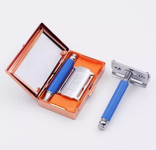 天使牌保安手动剃须刀双面刀片刮胡刀老式 剃须刀架616