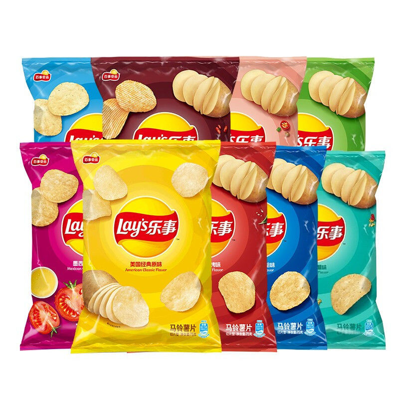 乐事薯片袋整箱原味番茄烧烤