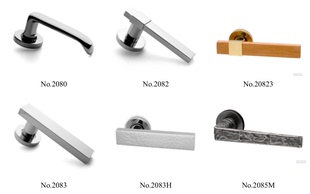 厂家直销可定制 房门门锁 霍顿五金 美国NANZ门拉手全铜手工定制