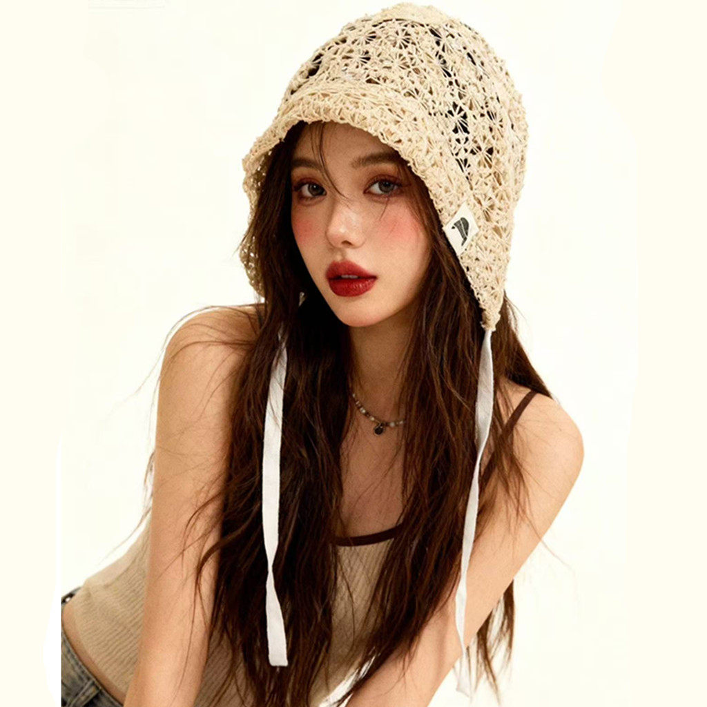 夏季甜美复古镂空系带包头帽女春夏季民族风套头帽显脸小时尚百搭,服饰配件/皮带/帽子/围巾,帽子,淘宝优惠券,粉丝福利购,淘宝优惠卷