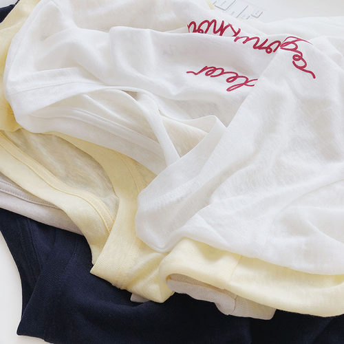 凉感莱赛尔天丝宽松短袖T恤女夏