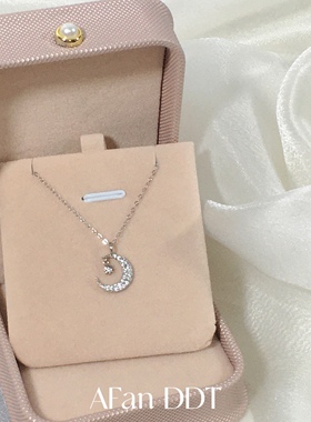 阿反的大头 s925纯银星月神话银饰气质ins锁骨链气质礼物