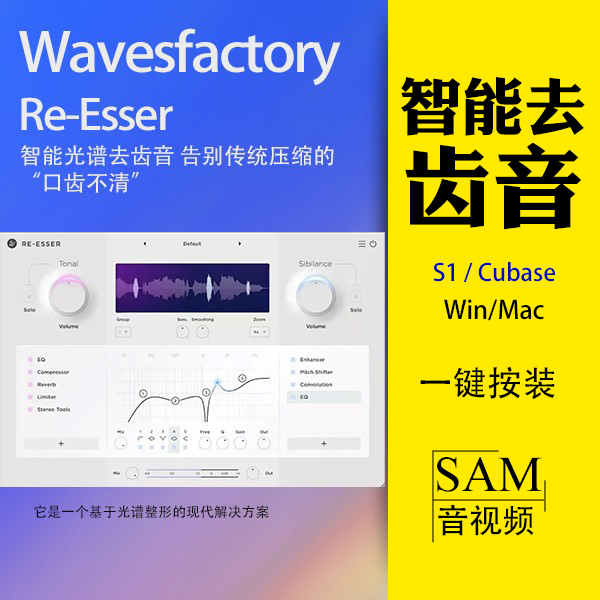 自动识别齿音不损音质一键安装