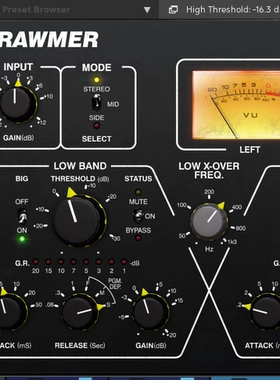 Softube Drawmer 1973三段总线压缩器 高精度混音和母带处理 win