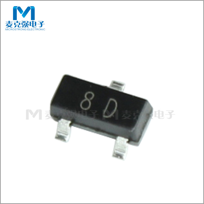 Surface mounted switch transistor 13001 package SOT-23 silk screen 8D domestic brand new stock