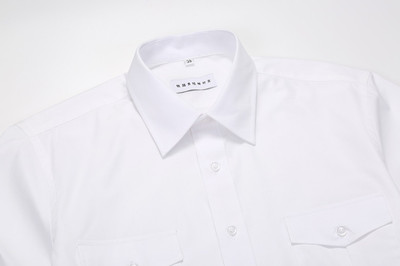 新款铁路男衬衣高铁乘务员窗口短袖制服男半袖铁路白衬衫路服工装