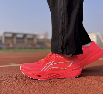 李宁 追风pro2 全掌双层䨻 碳板马拉松体测体考 低帮训练跑步鞋男