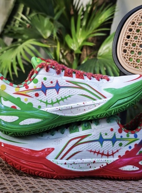 LiNing李宁利刃6V2轻质灵活稳定防滑耐磨透气回弹低帮实战篮球鞋