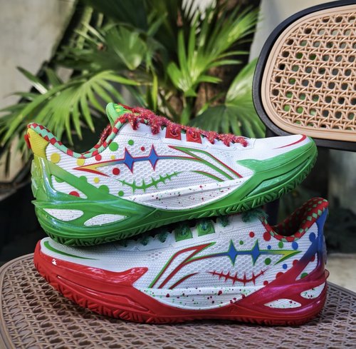 LiNing李宁利刃6V2轻质灵活稳定防滑耐磨透气回弹低帮实战篮球鞋