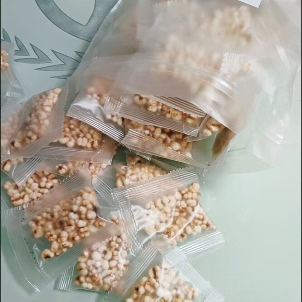 新货老式薏米仁爆米花现爆现发即食熟薏米仁健康膨化休闲小零食袋
