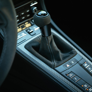 GT4RS档头翻毛皮缝线排挡杆挡头换挡杆 原厂正品 保时捷718 911改装