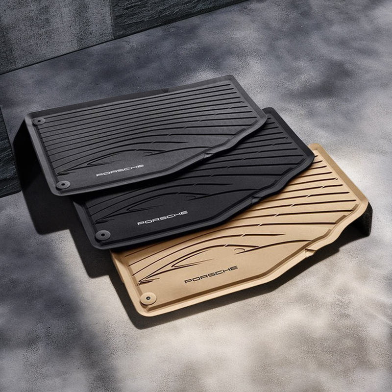 保时捷718原厂橡胶脚垫