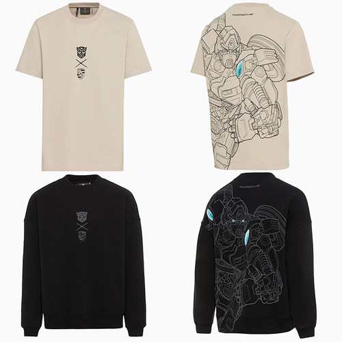 保时捷变形金刚系列T恤半袖卫衣