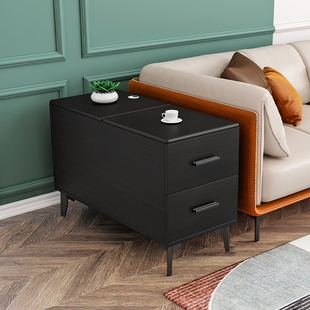 网红简约沙发边柜侧边几轻奢高级感隔断沙发旁边的小茶几创意夹缝