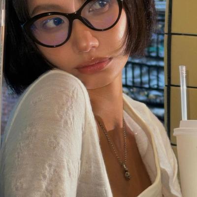 小香眼镜框黑框猫眼近视眼镜3464素颜神器防蓝光时尚显瘦有度数