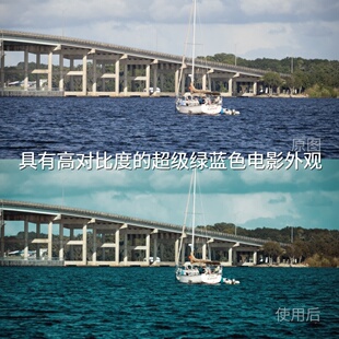 具有高对比度 Log3I LogX5系列Lxiaomi 超级绿蓝色电影外观LUT