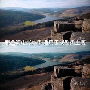 暖色调电影效果适用于戏剧类主题LUT LogMip尼康Z5 AfterEffectsD