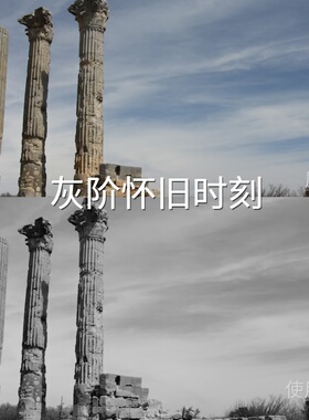 灰阶怀旧时刻LUT F-LogAppleHDRHLG达芬奇极影相机LogC3运Reno15