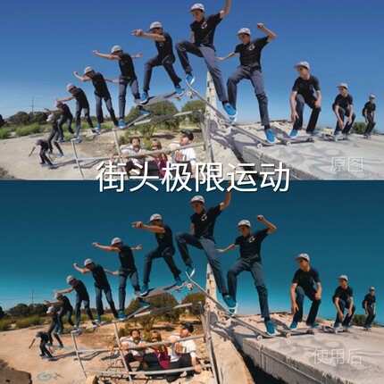 街头极限运动LUT liitGalaxyLogDaVinciResolveAir3D-LogFujifilm