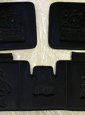 外单灰色黑色金丝绒面料米奇维尼史努比无靠背汽车坐垫