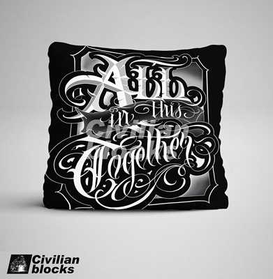 奇卡诺嘻哈hiphop花体字匪帮硬核